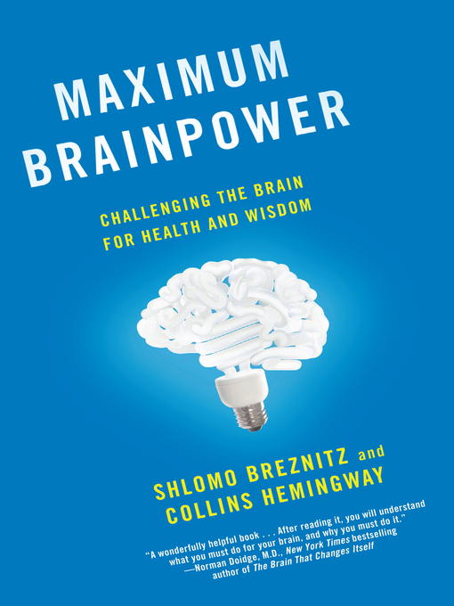 Title details for Maximum Brainpower by Shlomo Breznitz - Available